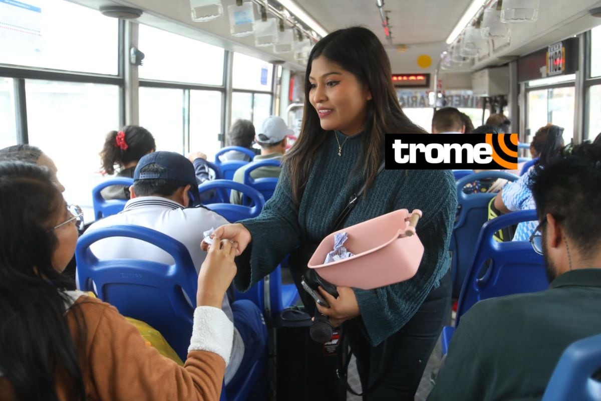 Gracias Gómez hace sus propias chocotejas para vender en las unidades de transporte público. Foto: Violeta Ayasta/Trome.
