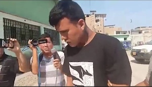 La Libertad: Detienen en miniván a sujeto implicado en crimen de policía | VIDEO