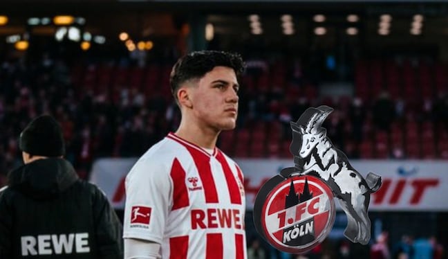 Felipe Chávez recibió este saludo del FC Colonia por su debut en la Bundesliga (Foto: @Bild)