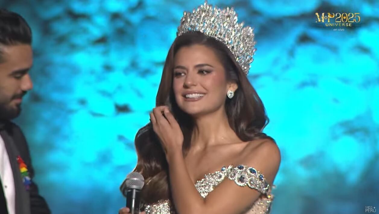 Tatiana Calmell se quebró al despedirse de la corona del Miss Perú.