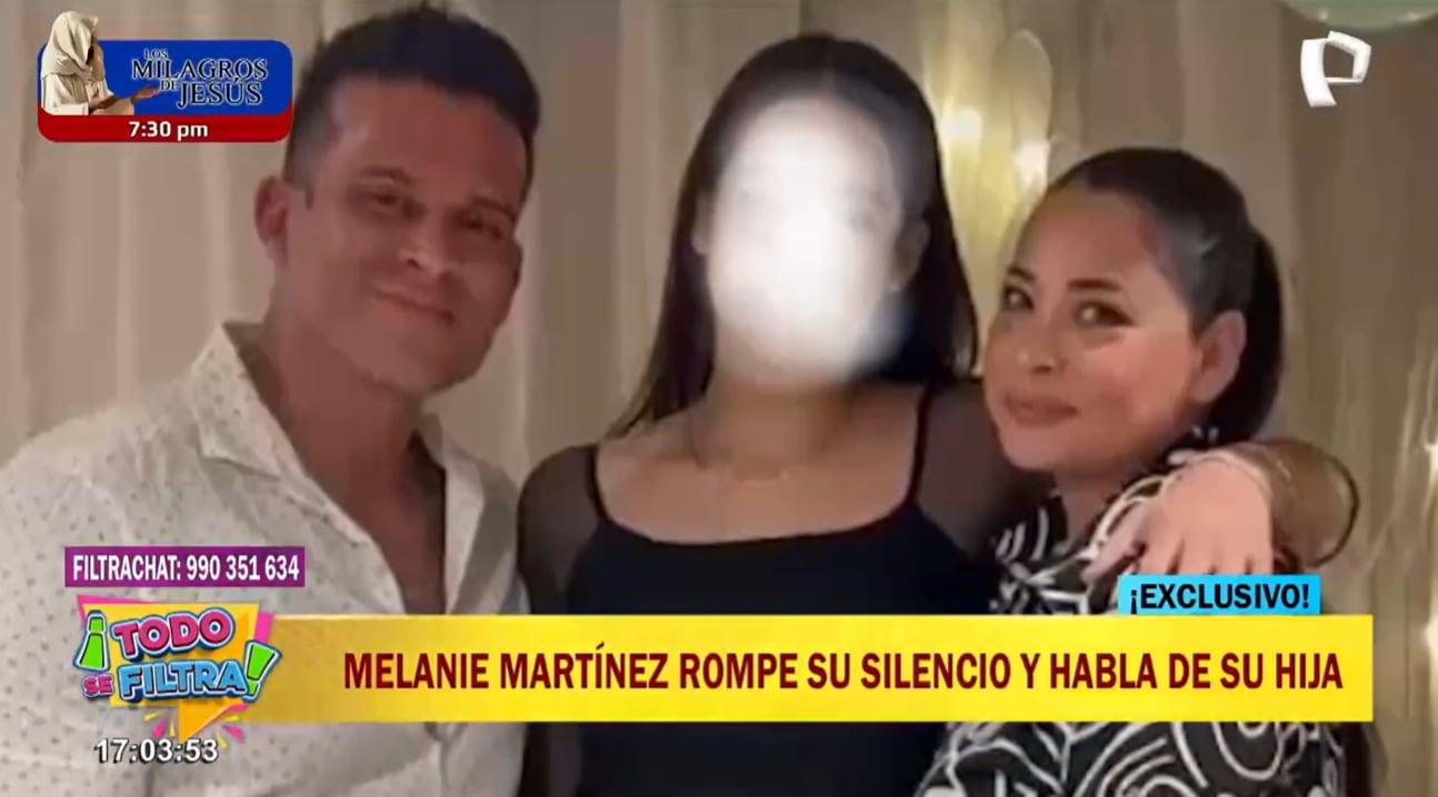 Melanie Martínez afirma que Christian Domínguez no se ha comunicado con ella para conversar sobre su hija.