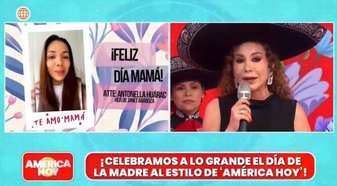 Janet Barboza lanza reflexión sobre la maternidad.