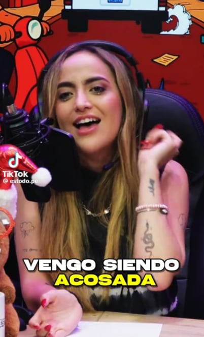 Mafer Portugal denuncia que es acosada por pareja de su expareja, Ilio, cantante de Salserín.