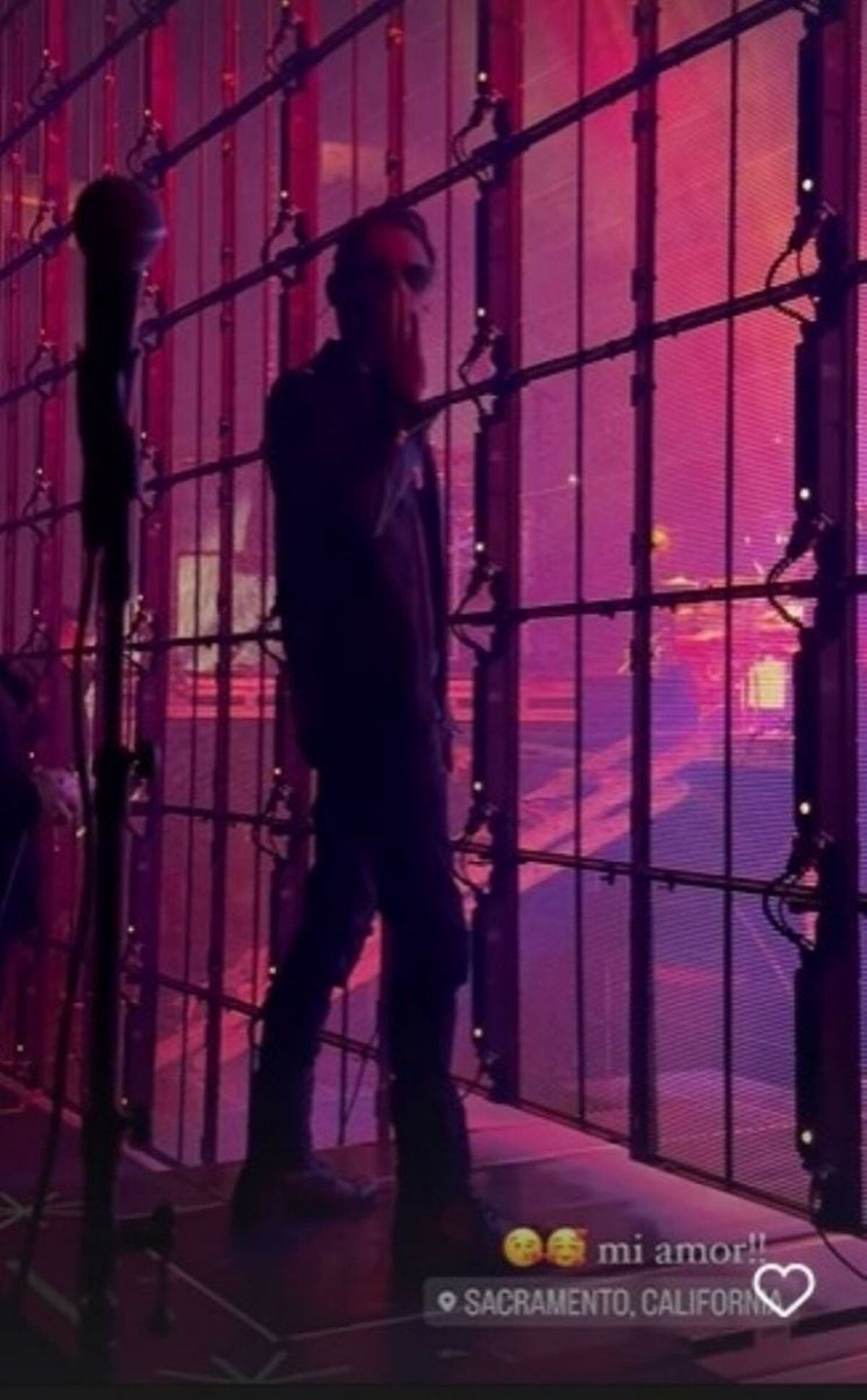 La historia de Nadia en la que se ve a Marc antes de salir a escena (Foto: Marc Anthony / Instagram)