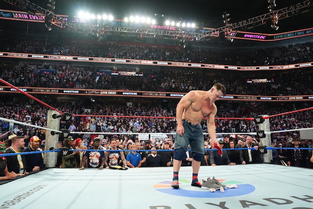 Emotiva despedida de John Cena de los rings. (WWE Corp)