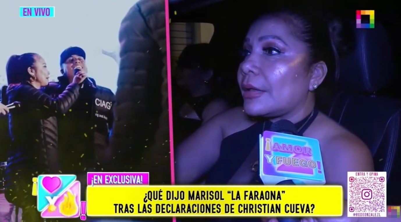 Marisol rompe su silencio tras declaraciones de Cueva.