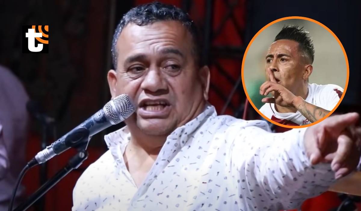 Tony Rosado chanca a Christian Cueva.