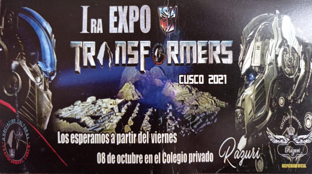 Primera expo Transformers, Cusco 2021. (Foto: Sandi Narciso)