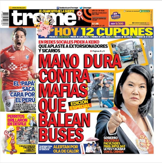 Portada Trome