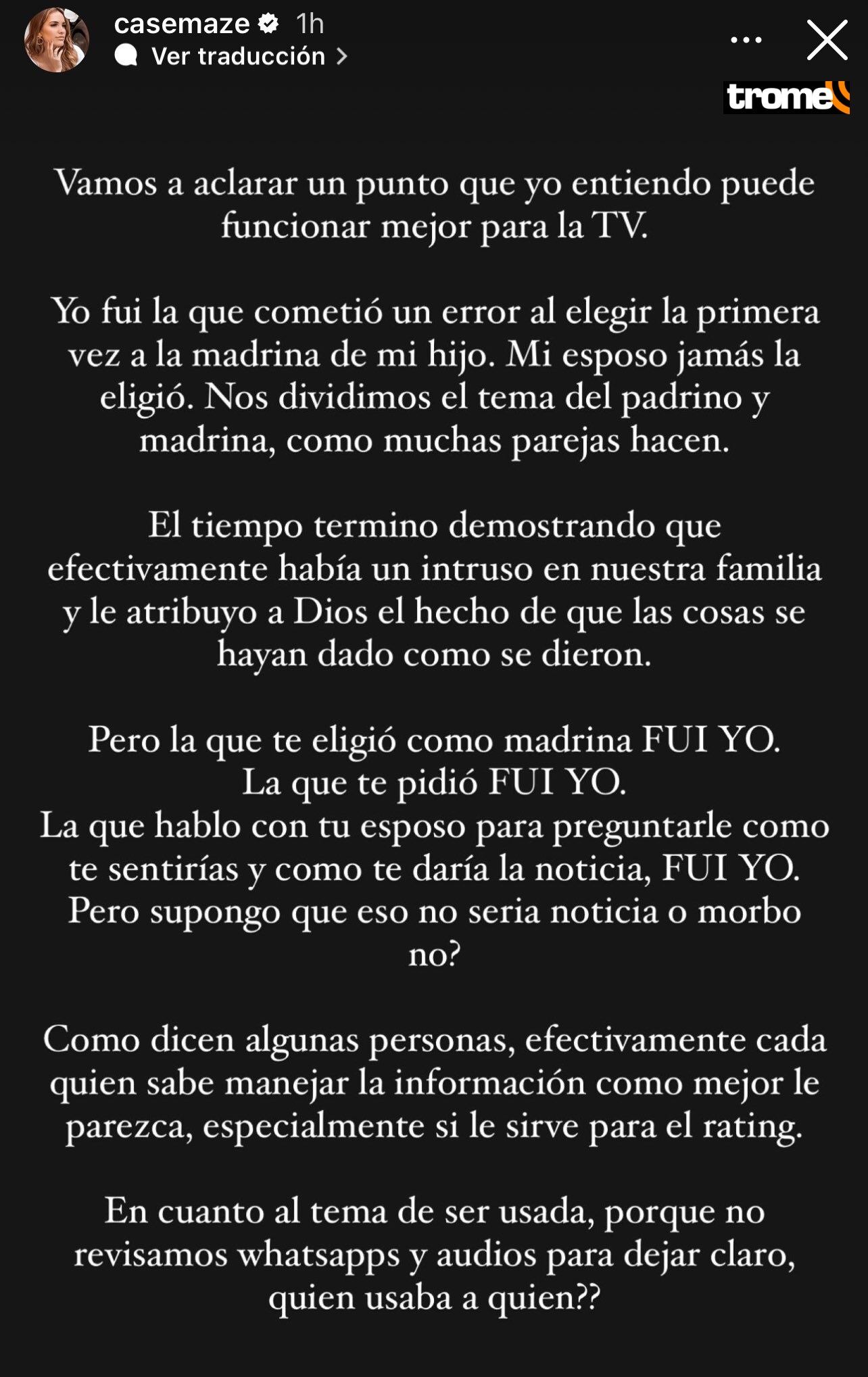 Hija de Jessica Newton arremete contra Magaly.