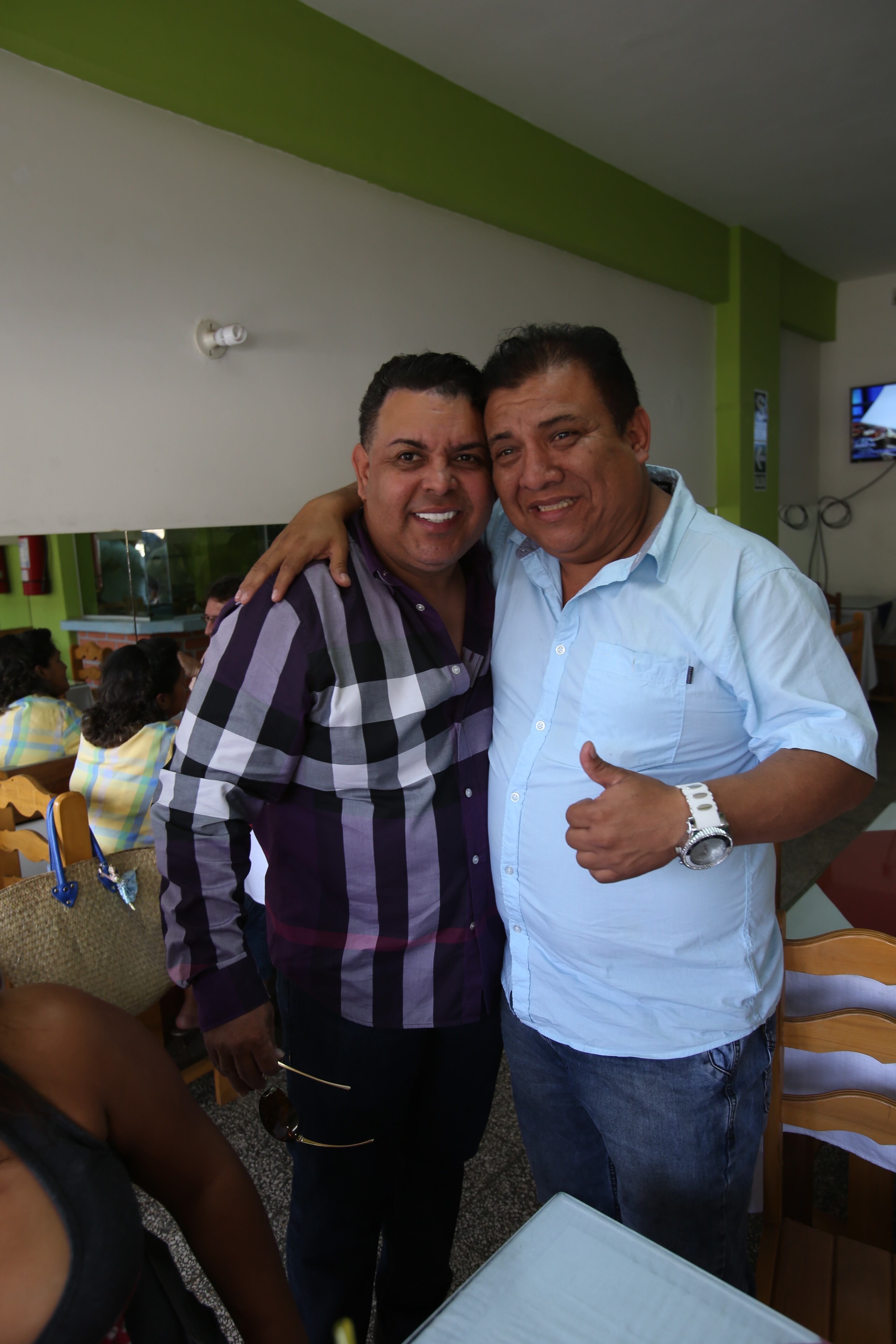 Manolo Rojas y Andrés Hurtado