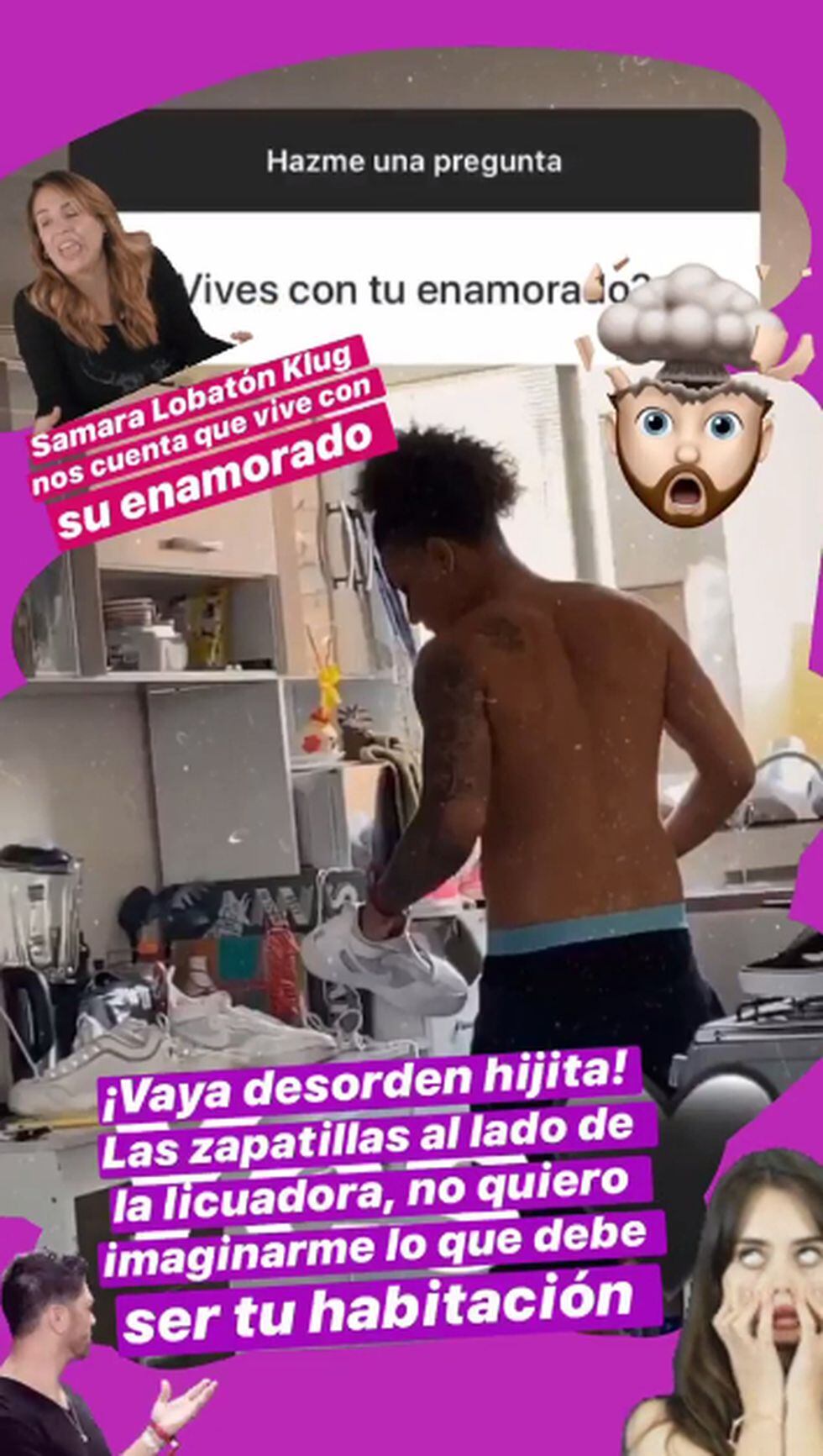 Rodrigo González critica a Samahara Lobatón por desorden (Instagram)