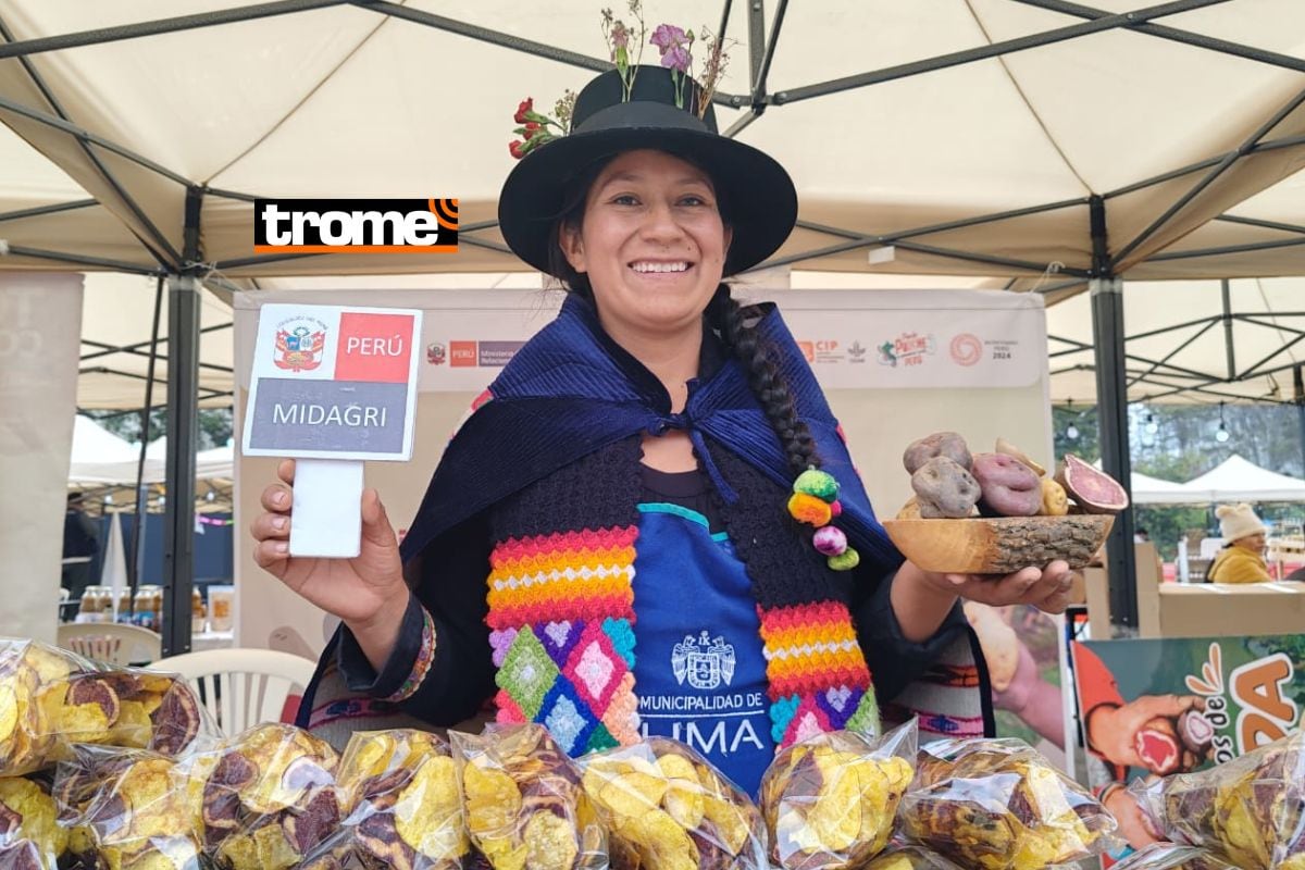 La productora de Huancavelica le dio un valor agregado a sus papas nativas y elabora deliciosos snacks saborizados con ajo, picante y hierbas finas. Foto: Katty Gines.