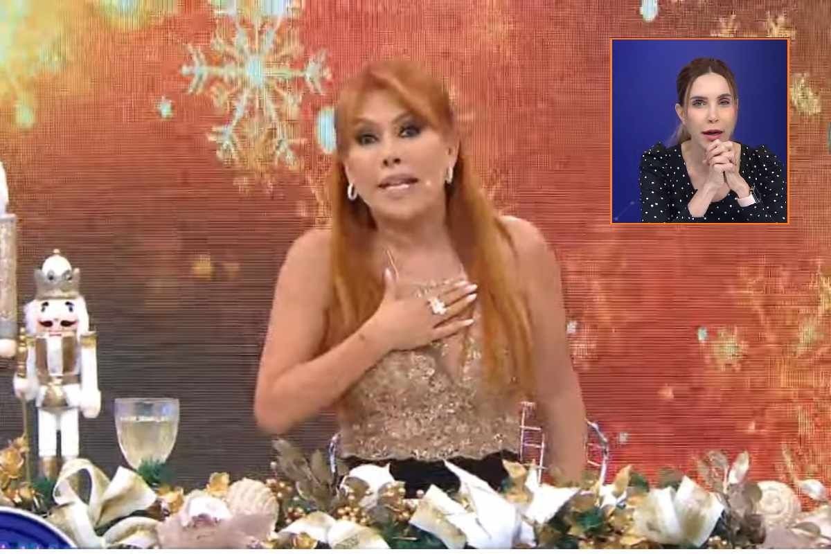 Magaly Medina se pronuncia sobre la despedida de Juliana Oxenford. (Captura ATV)