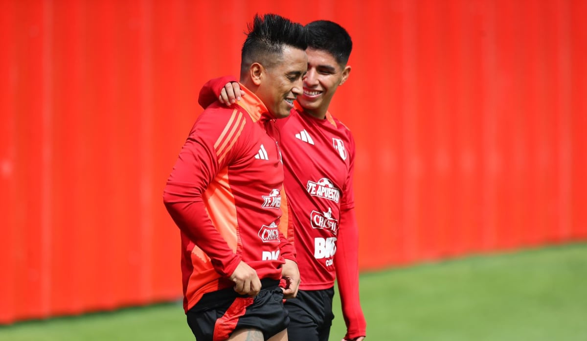 Christian Cueva y Piero Quispe entrenan con la Selección Peruana. (Foto: GEC)