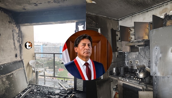 TROME | Departamento del senador Andrés Ramos Huillcas quedó destruido tras incendio en Jesús María. Video: Canal N