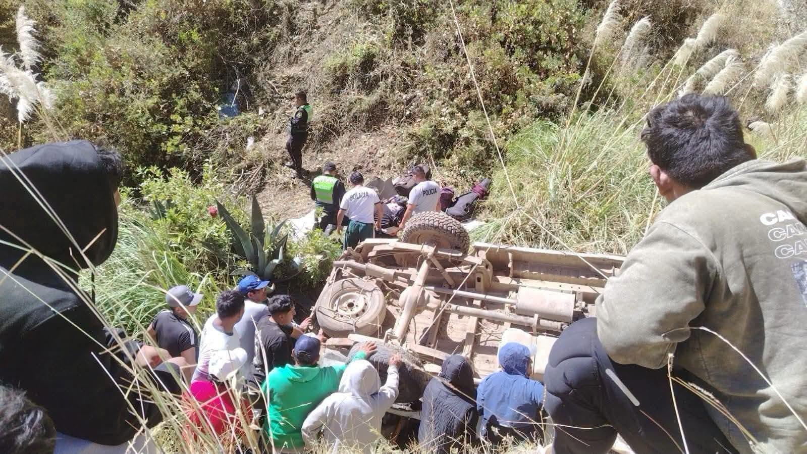 Al momento del accidente, el grupo retornaba del distrito de Quinocay a donde viajaron para amenizar la fiesta patronal del lugar. Tras la tragedia, la comisión organizadora suspendió las actividades programadas para el cuarto día de la celebración patronal. Foto: Facebook/Yauyos