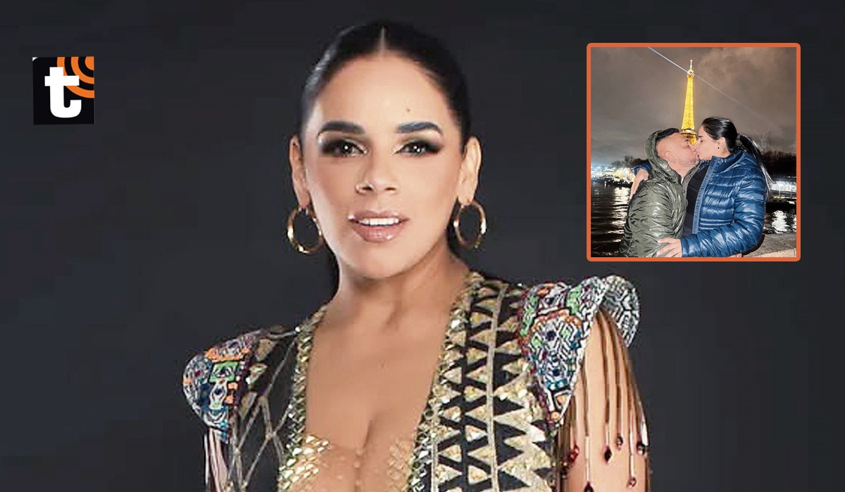 Giuliana Rengifo celebró el primer mes de relación con el salsero Maryto en París, la ‘ciudad del amor’.