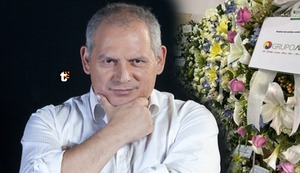 Álamo Pérez-Luna es velado y su hijo comparte las muestras de cariño hacia su padre