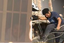 ¡Apareció entre los escombros! Rescatan hombre que quedó atrapado durante demolición de viviendas en Ate