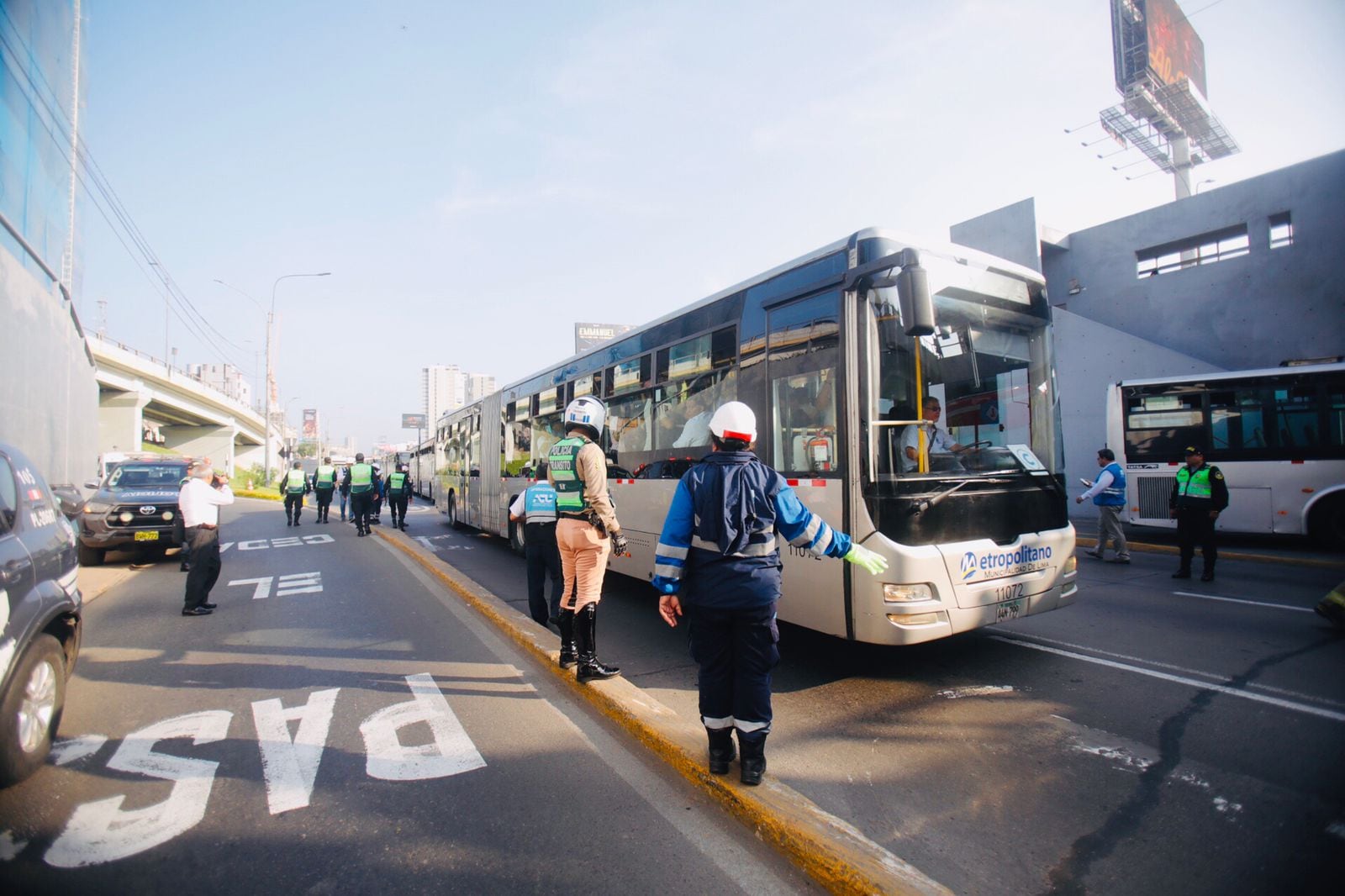 Accidente del Metropolitano. (Foto: César Grados @photo.gec)