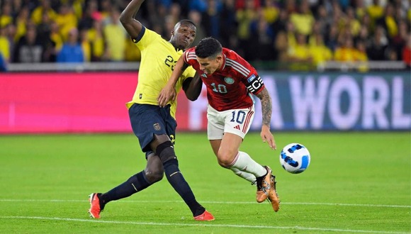 James Rodríguez jugó un buen partido contra Ecuador. (Agencias)