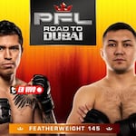 Jesús Pinedo vuelve a la jaula de PFL: Hora y canal de su pelea en Dubái