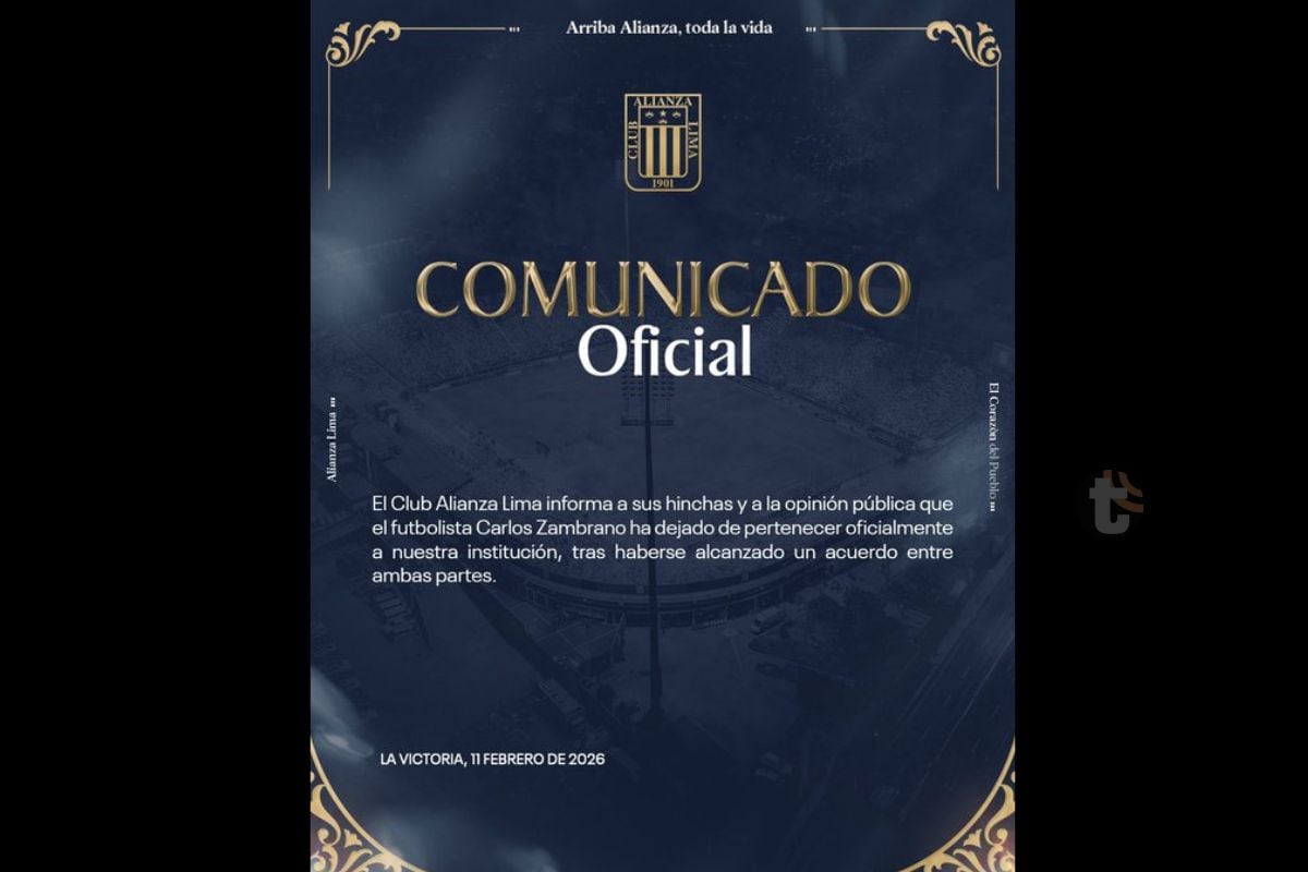 Alianza Lima oficializó la salida de defensor (Foto: @Alianza Lima)