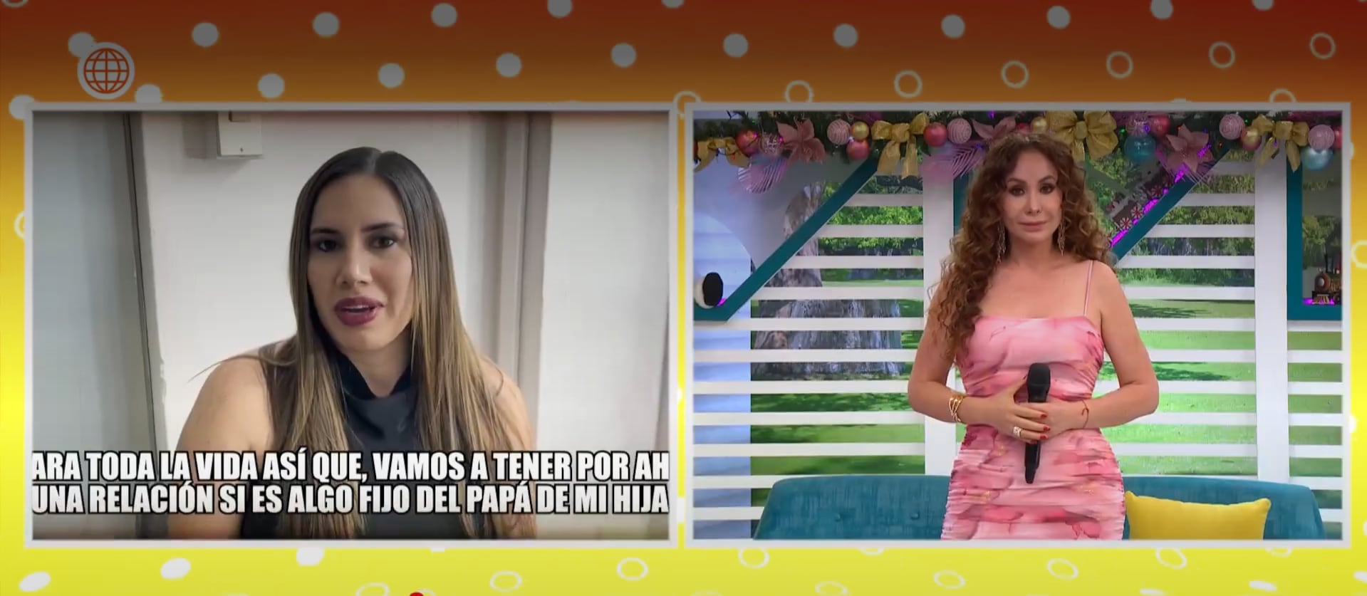 Influencer es consultada por Xiomy Kanashiro. (Fuente: América TV)