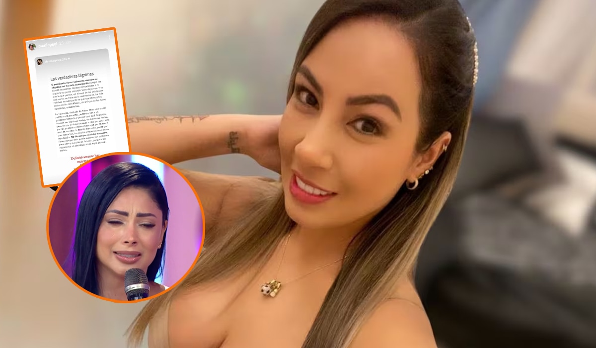 Pamela López se pronunció minutos después de las disculpas que le ofreció Pamela Franco por entrometerse en su relación con Christian Cueva.