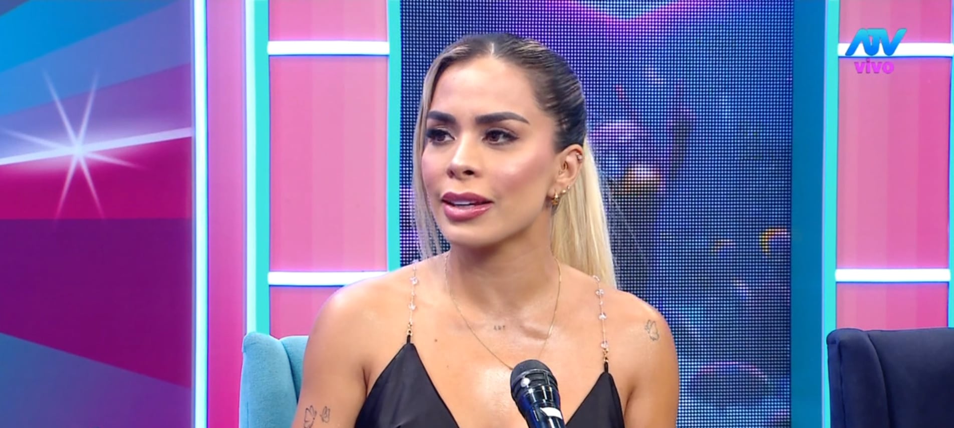 Modelo habla sobre la polémica de 'Tomate' Barraza. (Fuente: ATV)
