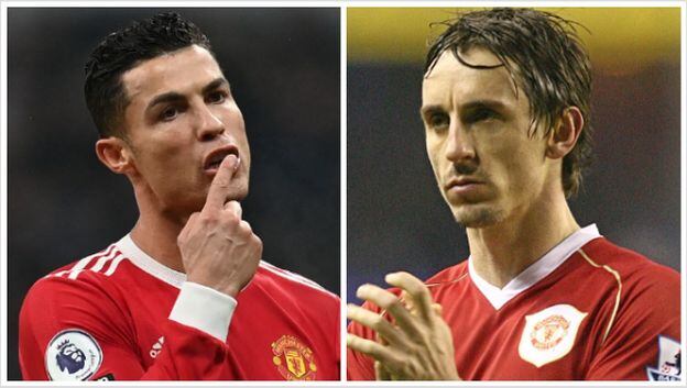 Cristiano Ronaldo fue duramente criticado por Gary Neville con quien fue compañero en Manchester United durante seis temporadas. (Foto: AFP)