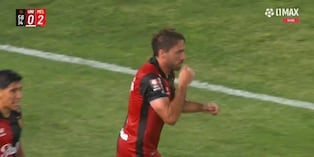 'El Chapu' Cristian Bordacahar puso el segundo gol de Melgar ante Universitario. (L1 MAX)