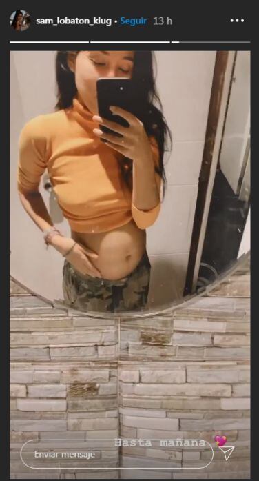 Samahara Lobatón comparte la primera foto de su barriguita