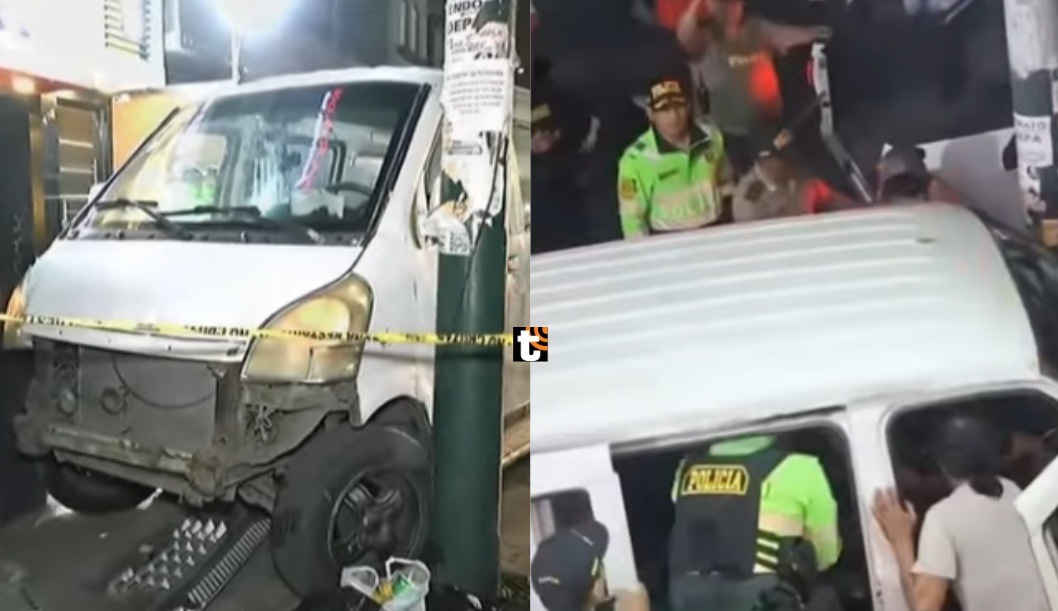 Colectivero es baleado por sicarios en el Rímac y trasladado a hospital.