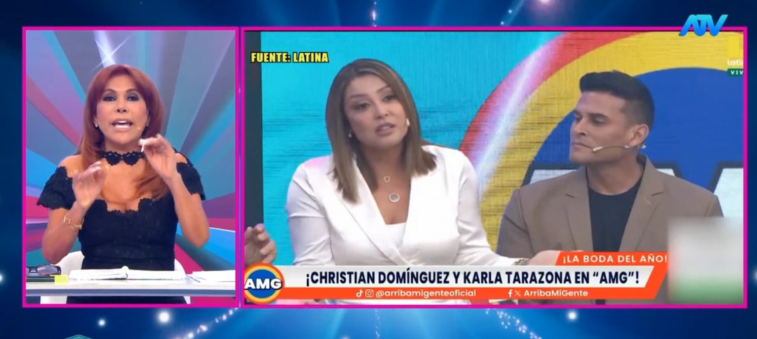 Magaly Medina dice que Karla Tarazona no entendió lo dicho por Kurt Villavicencio tras revisar el celular de Christian Domínguez.