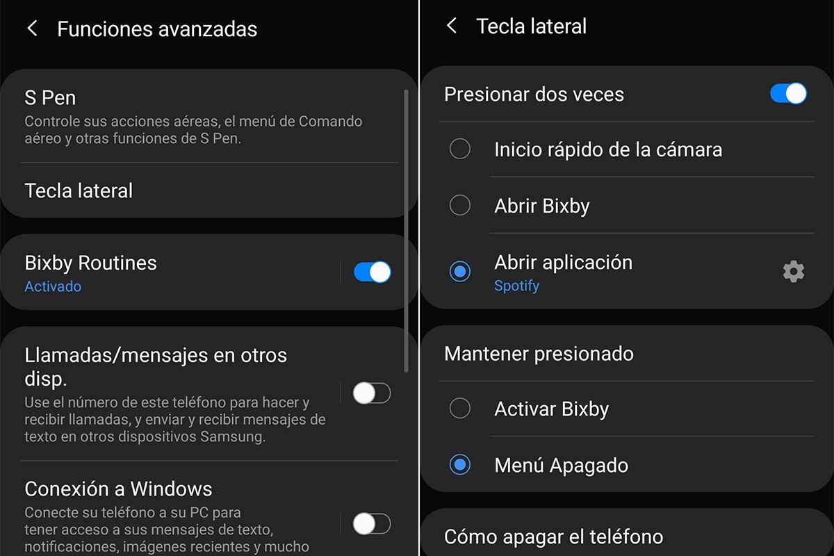 Usa este sencillo paso para cambiar el botón de Bixby por otra aplicación. (Foto: Samsung)
