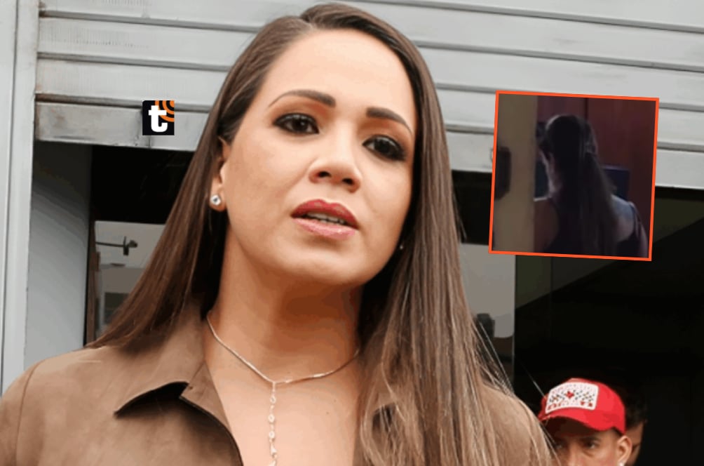 La aparición de Melissa Klug en una comisaría se da en medio de los comentarios sobre una supuesta agresión de Bryan Torres contra Samahara Lobatón.