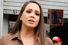 Melissa Klug, mamá de Samahara Lobatón, es captada en comisaría de Monterrico, según Instarándula