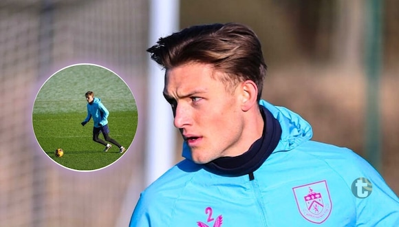 Oliver Sonne entrena con Burnley