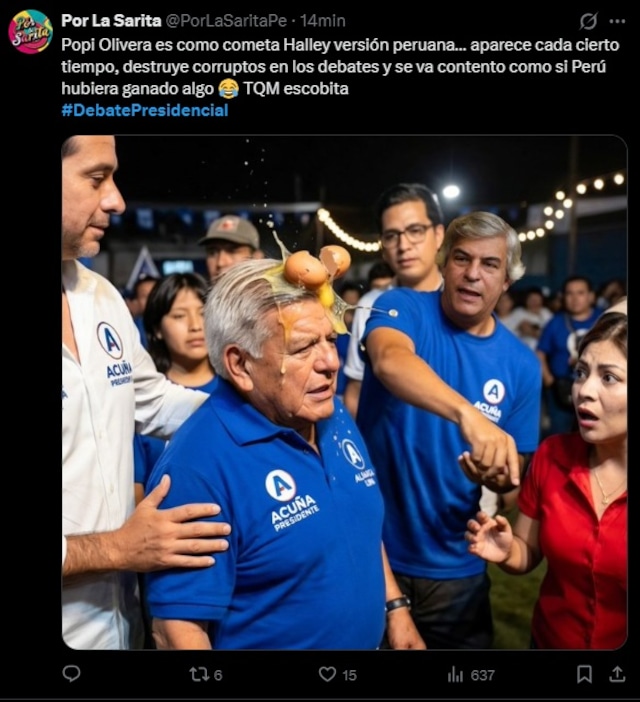 No te pierdas los mejores memes del debate presidencial. (Twitter, 'X')