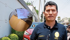 Dejan balas y nota con amenaza en casa del coronel Harvey Colchado: “Vas a ver sangre de tus seres queridos”