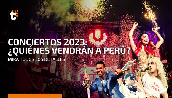 Agenda de conciertos: Mira la lista de artistas que vendrán al Perú en 2023