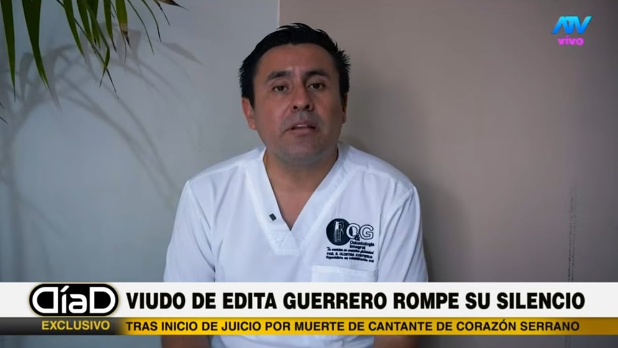 Paul Olórtiga cuestiona reapertura de proceso en su contra por fallecimiento de Edita Guerrera, recordada cantante de Corazón Serrano.
