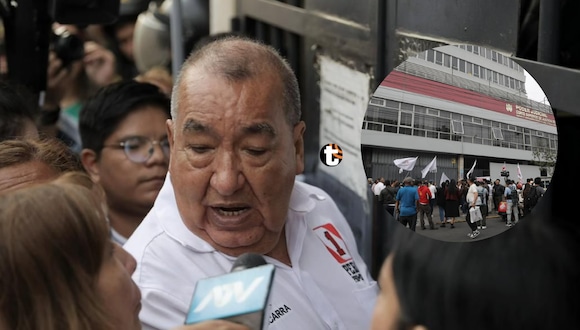 TROME | Hermano de Mario Vizcarra llegó a la sede de la carceleta del Poder Judicial. Video: Canal N