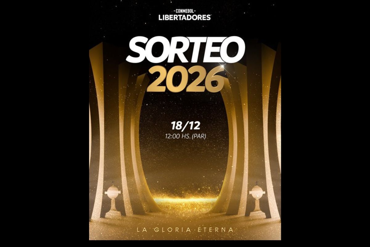 CSF anuncia fecha para primer sorpteo de la Copa Libertadores (Foto: @conmebol )