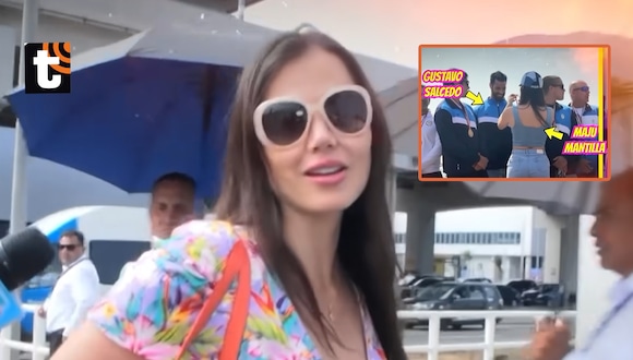 TROME - Maju Mantilla se pronuncia tras premiar a Gustavo Salcedo en evento deportivo, Video: Willax