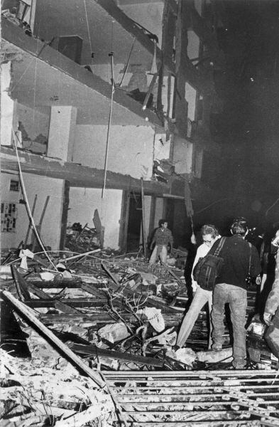 El atentado de julio de 1992 en la calle Tarata, Miraflores, causó 25 muertes. Foto: Archivo GEC