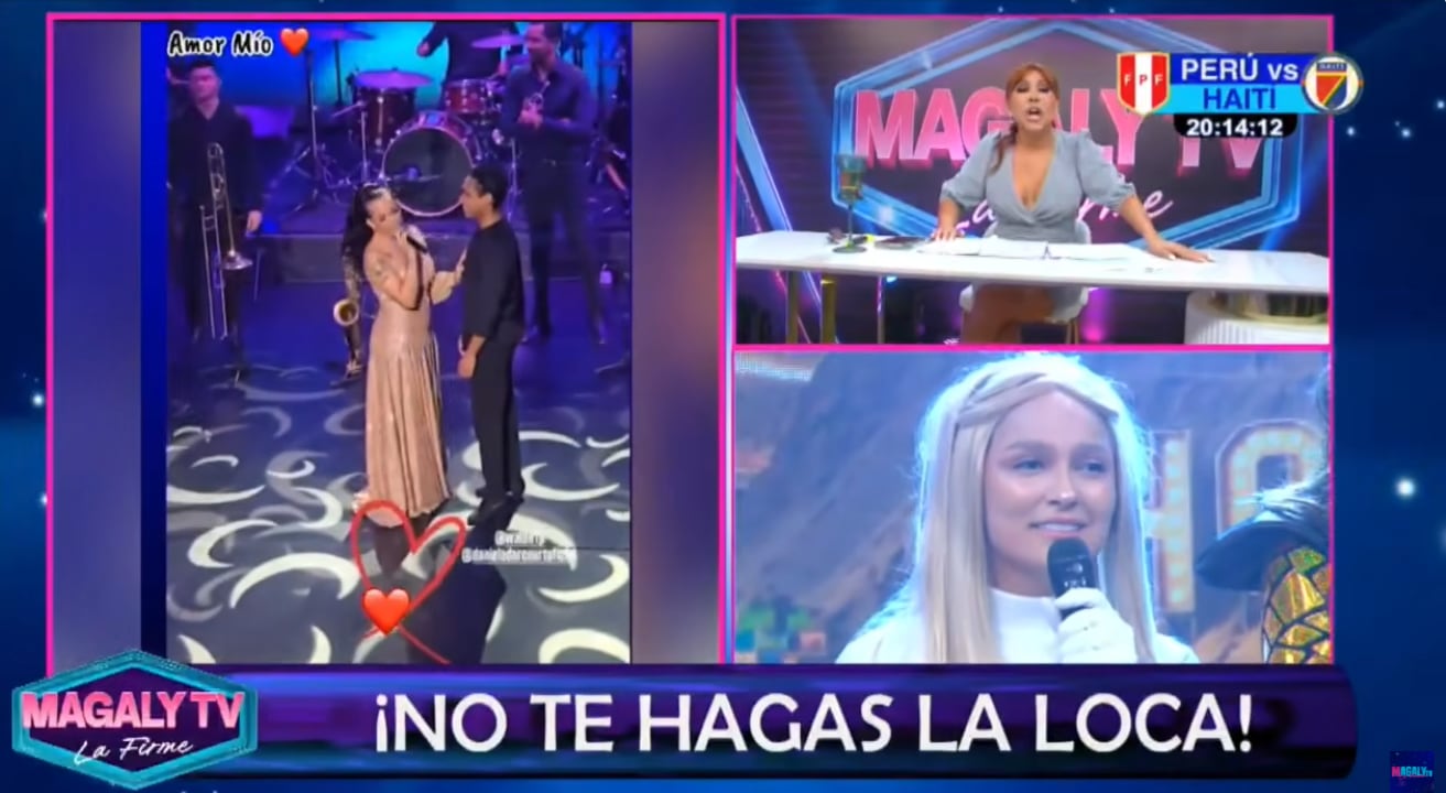 Daniela Darcourt no le responde a Magaly si retomó su relación con Waldir Felipa.