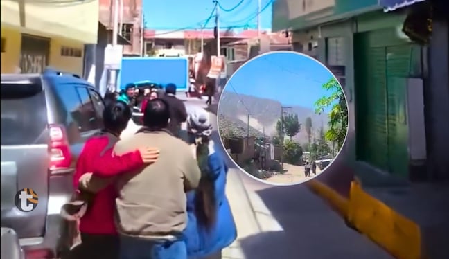 Pobladores de Parinacochas pudieron evacuar a tiempo y no se registraron graves daños (imagen: @Andina)